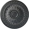 Ekena Millwork Randee Ceiling Medallion (Fits Canopies up to 3 7/8"), Hand-Painted Pewter, 20"OD x 1 3/8"P CM20HAPES - alternate 1
